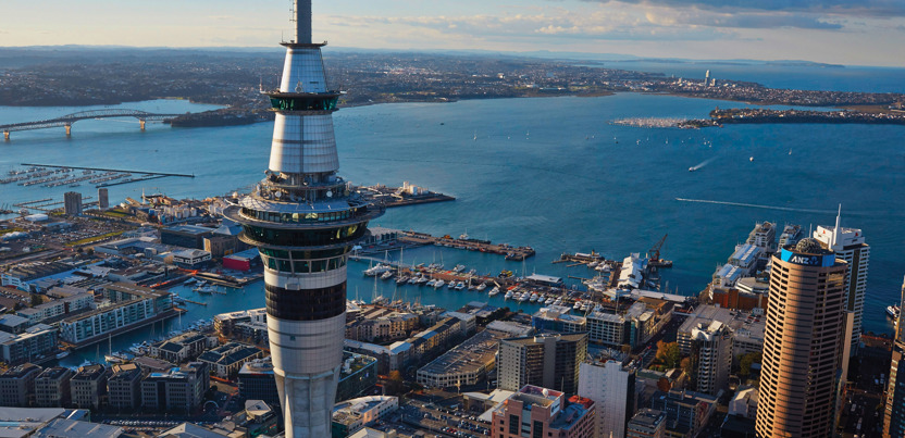 Skycity Auckland Sky Tower During The Day