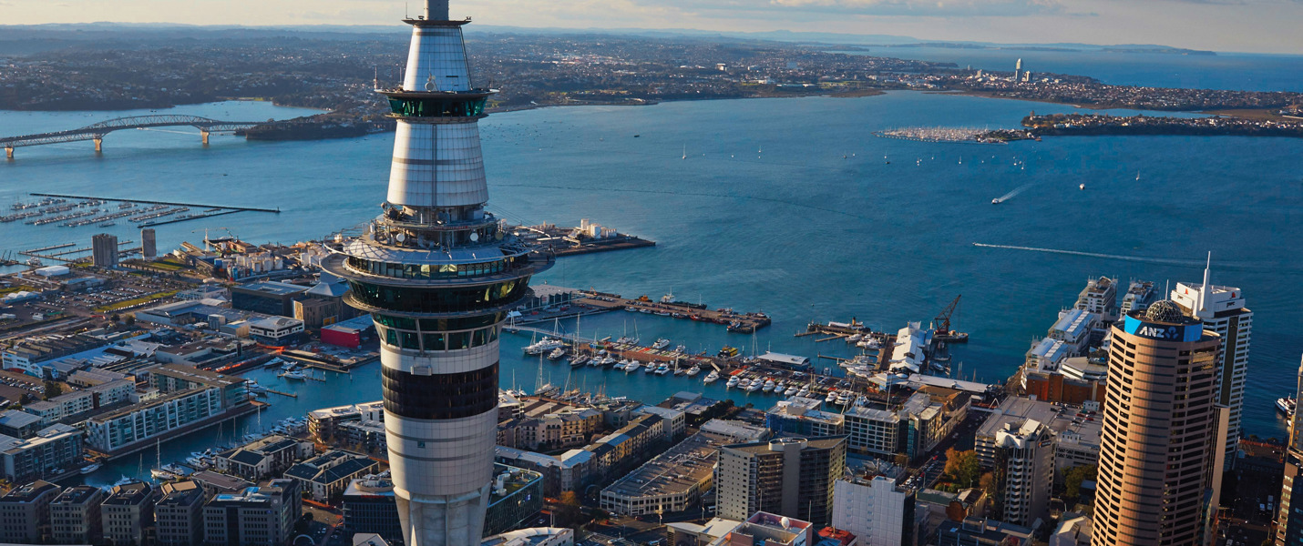 Skycity Auckland Sky Tower During The Day